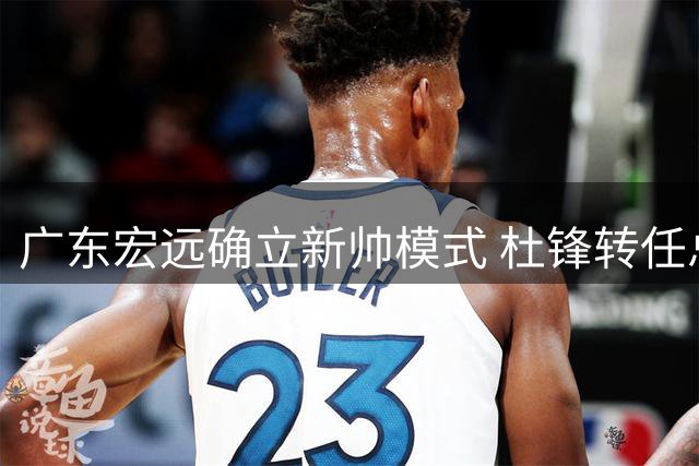 广东宏远确立新帅模式 杜锋转任总教练辅佐球队